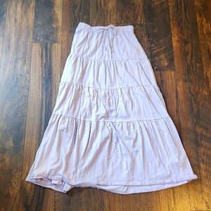 Lavender maxi skirt size Medium